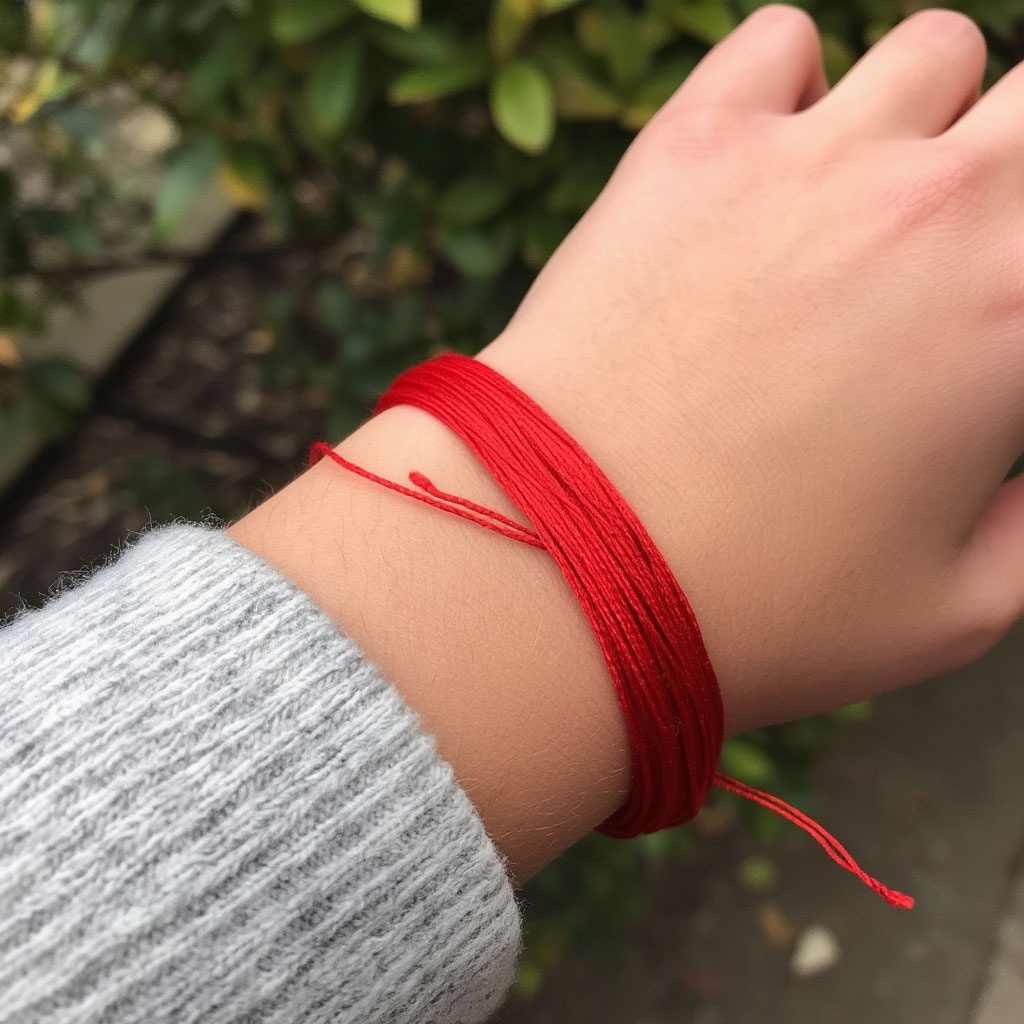 Красная нить как оберег. Обращайтесь на почту.