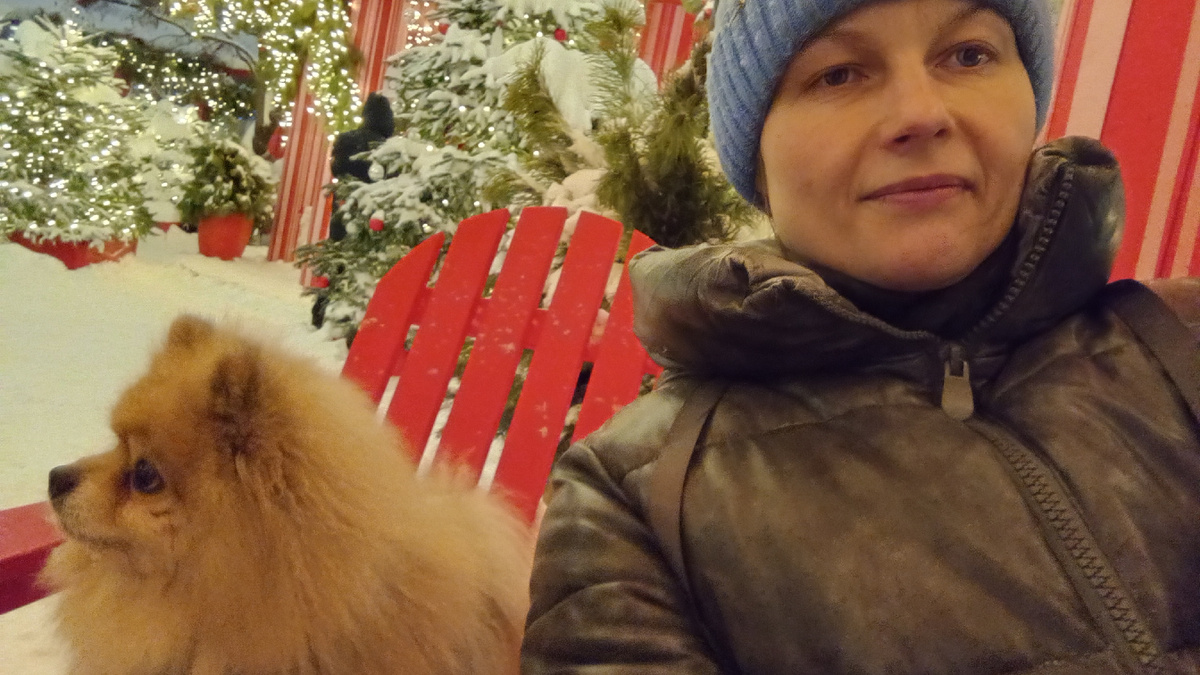 Самое свежее фото: наш шпиц Шоня и я, Кочеткова Наталья, приятно познакомиться, с кем ещё не знакомы :-)