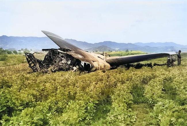 Обломки бомбардировщика В-52 Getty Images