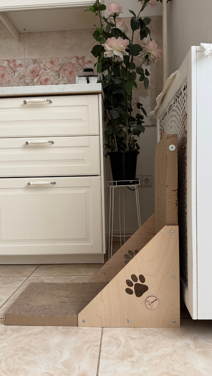 Угловая когтеточка. Лана её обожает. Но ей этого мало!