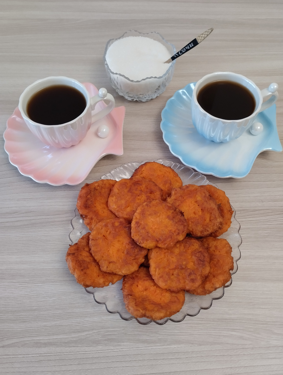 Любимые морковные оладушки 