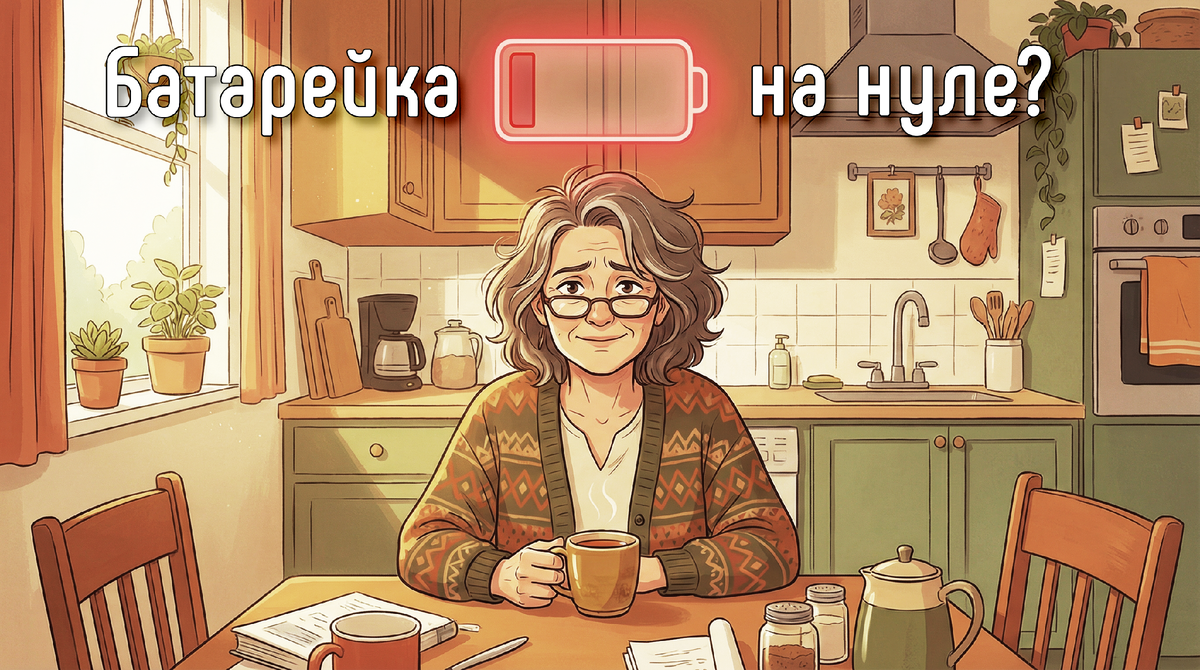 «Проснулся — уже устал». Ваша батарейка на нуле при диабете? 5 шагов чтобы «зарядить» её не поднимая сахар