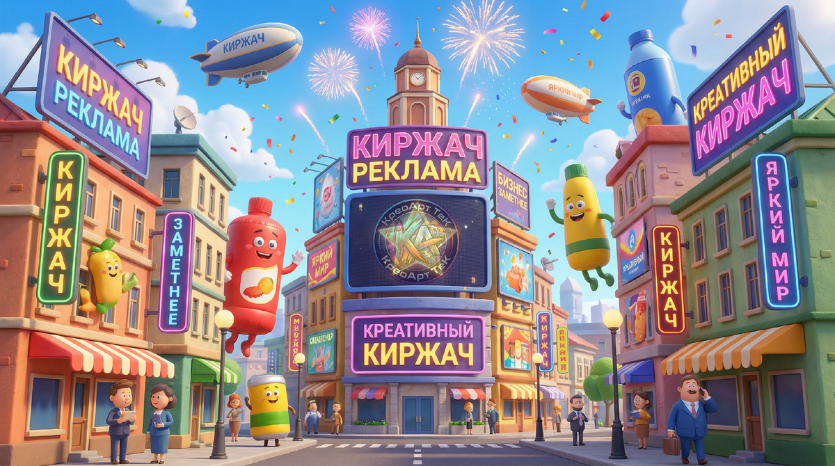 Мир яркой рекламы в Киржаче