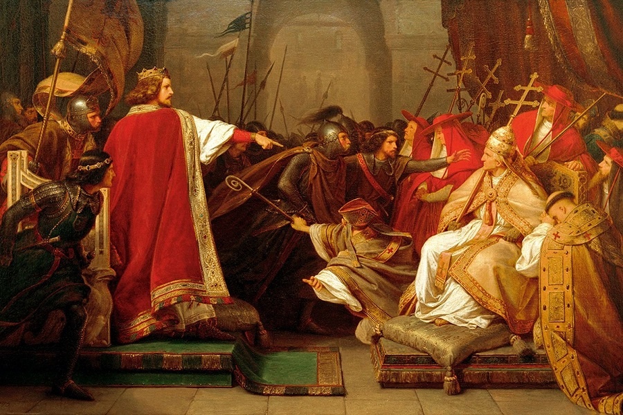 Противоречия между Папой Римским, Императором и королями - любимое развлечение всех Средних Веков