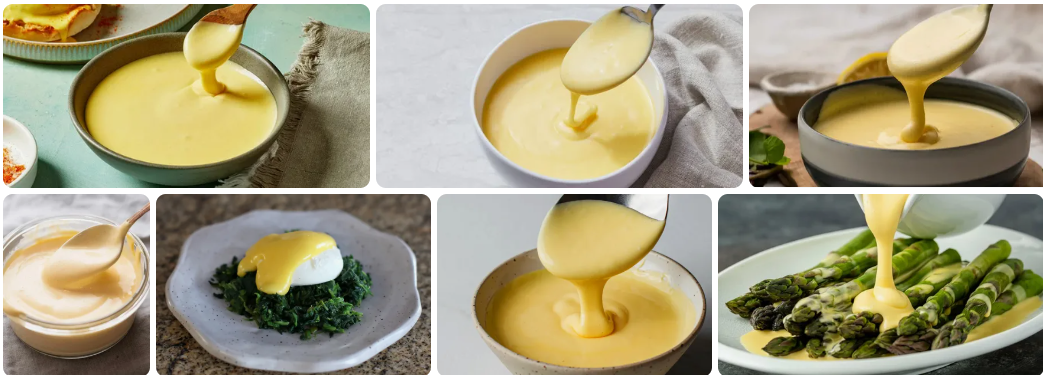 скриншот поисковой страницы Sauce hollandaise