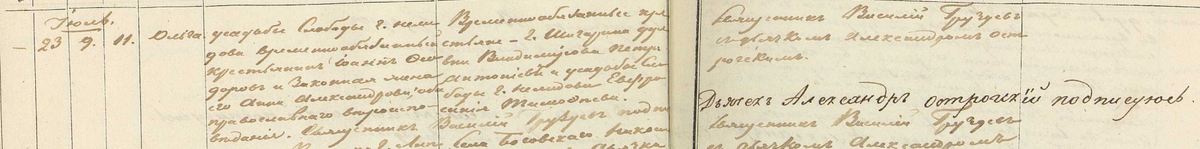 МК для записи родившихся, бросочетавшихся и умерших Николаевской церкви села Богоское за 1871 год. ГАКО ф.56 оп.4 д.58