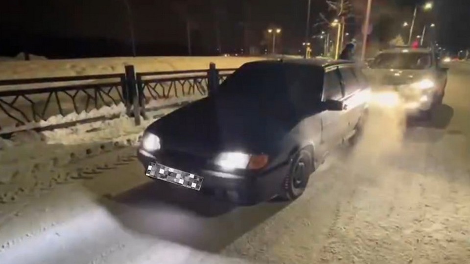 В Уфе сотрудники ГАИ нашли и задержали дрифтера на «Четырнадцатой» без прав