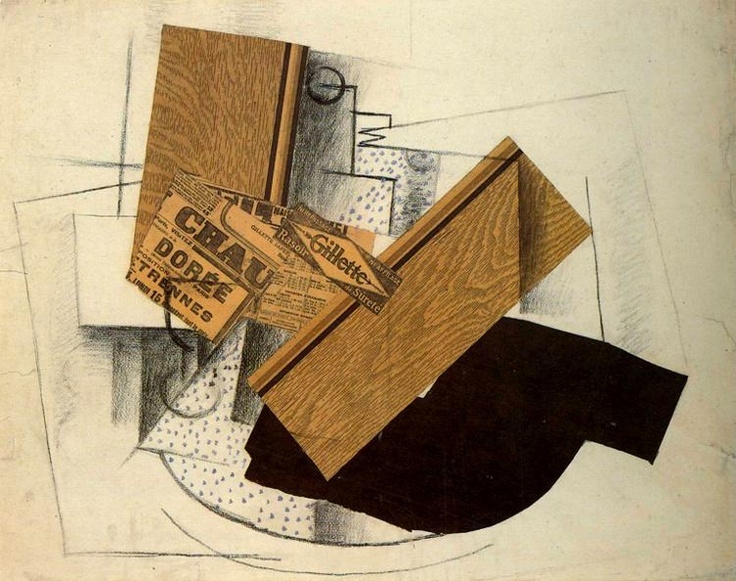 Жорж Брак. Натюрморт на столе. 1912