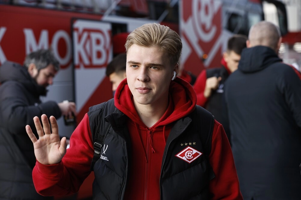 Полузащитник московского клуба "Спартак" Даниил Зорин.