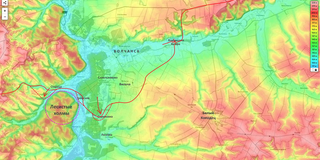 Волчанское направление на 24.01.26: Старица...