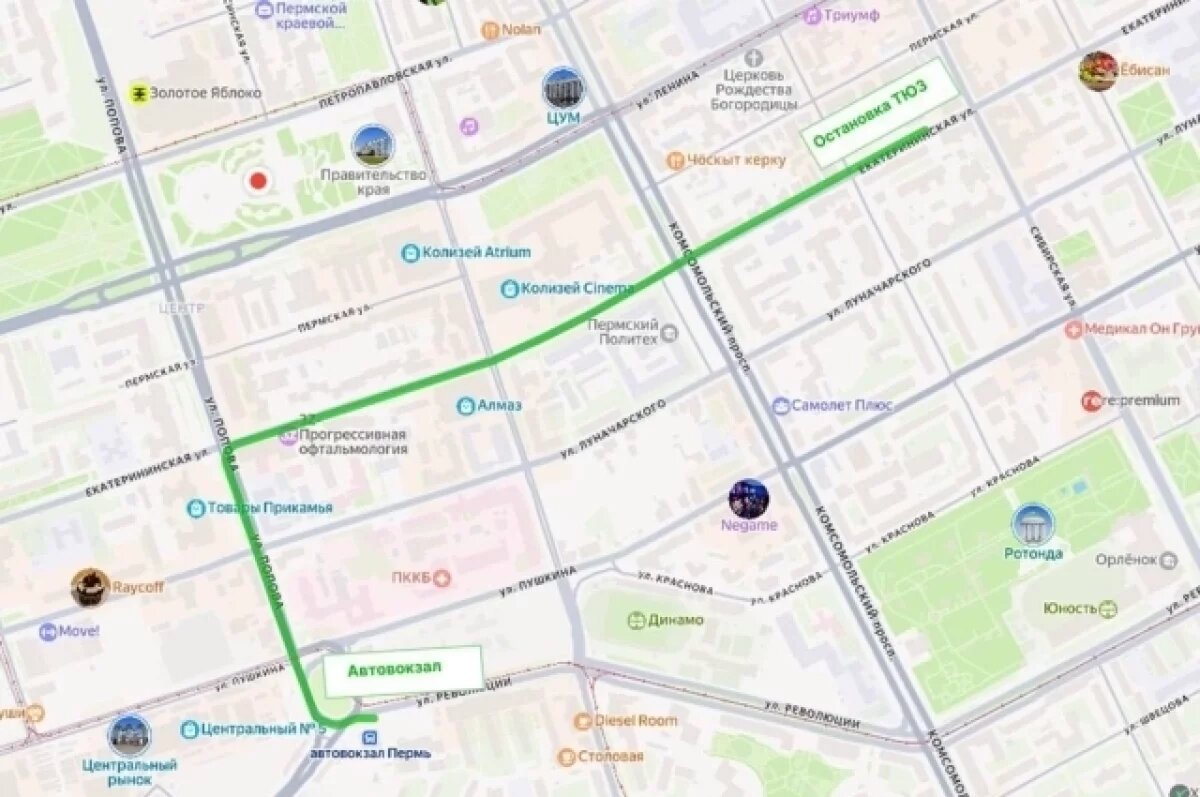    В Прикамье изменят схему движения двух междугородних автобусных маршрутов