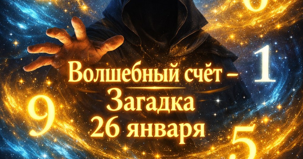 Волшебный Счёт: Загадка 26 января.