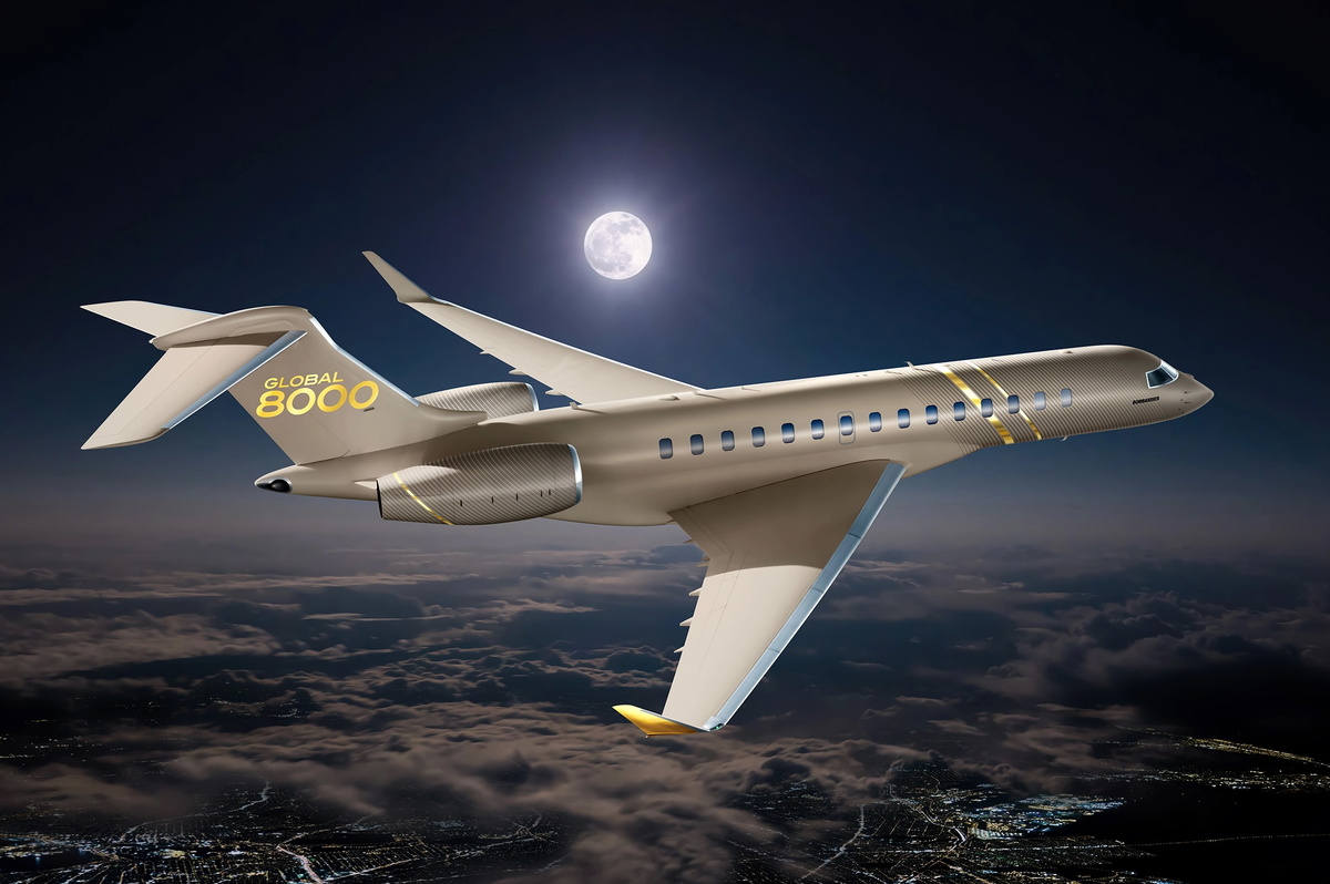 Bombardier Global 8000. Источник фото Bombardier