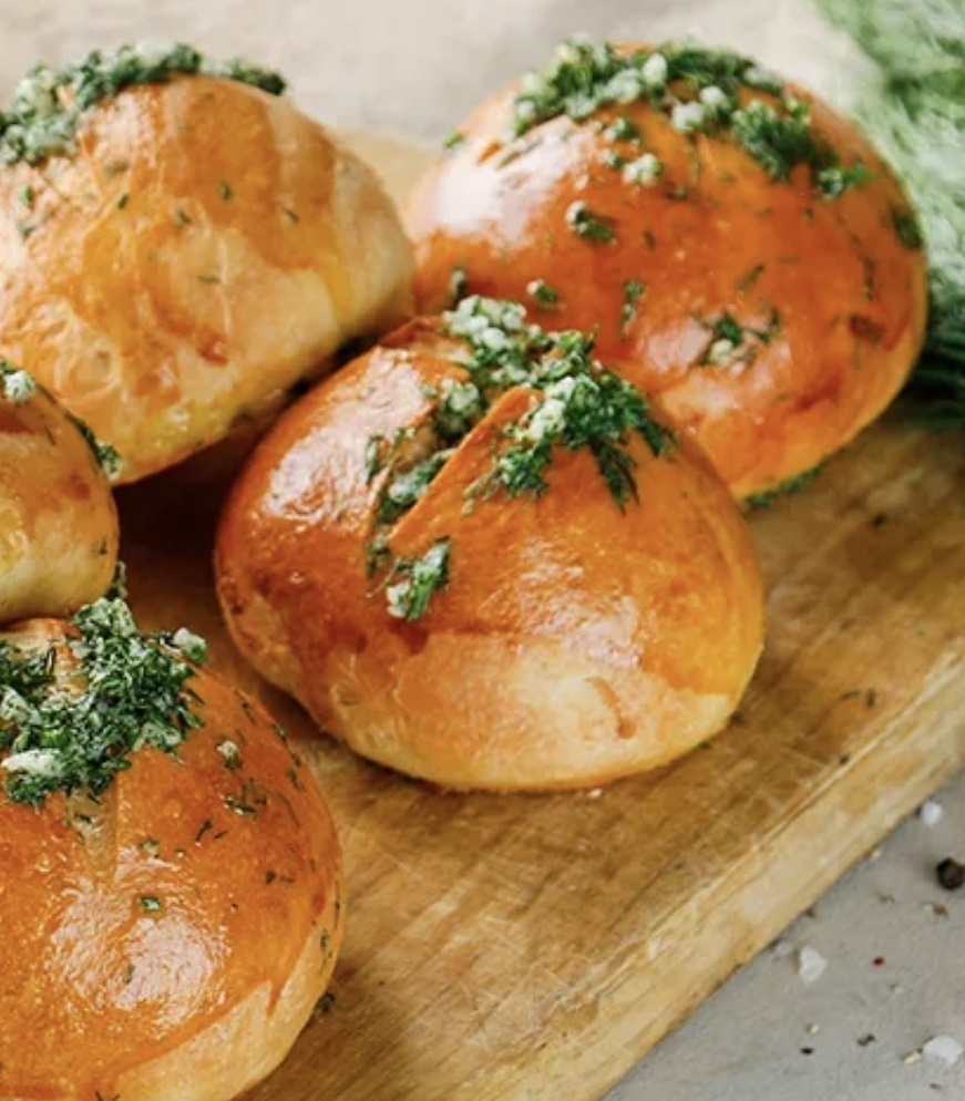 Фото автора.Пампушки с чесноком