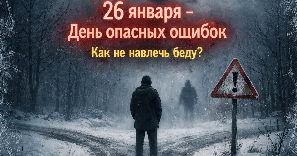 26 января – день опасных ошибок! Как не навлечь беду? Шокирующие поверья.