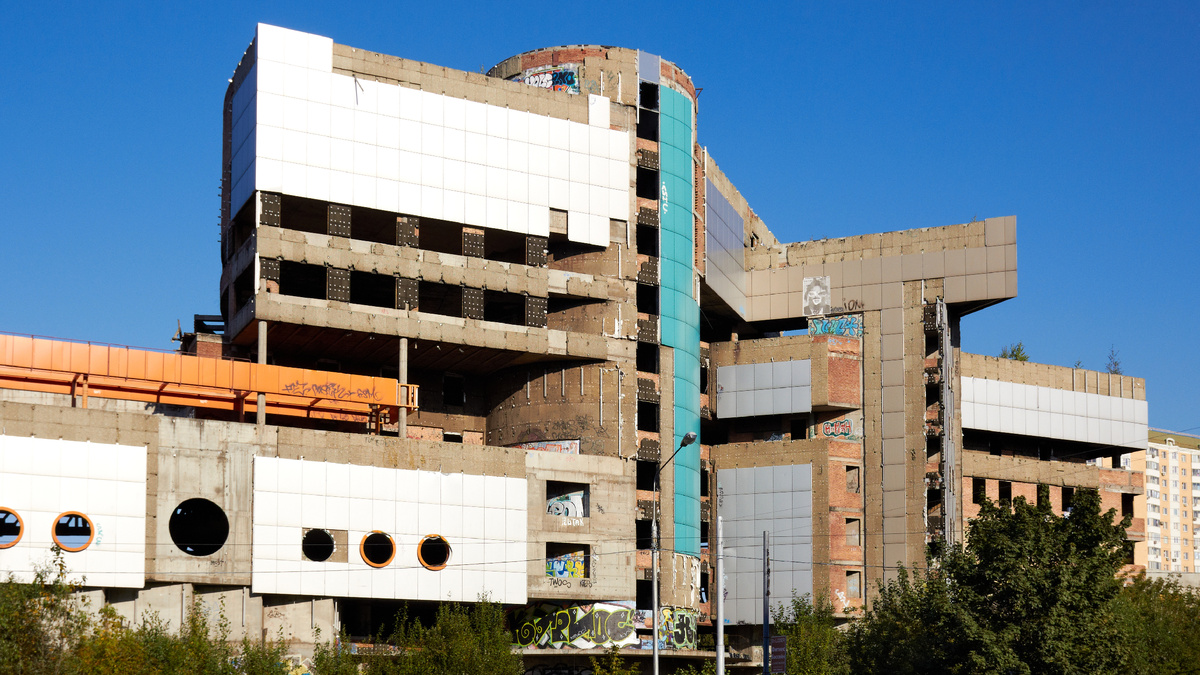 Общий вид бетонного гиганта