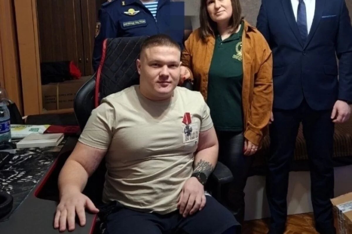    Псковичу вручили орден Мужества