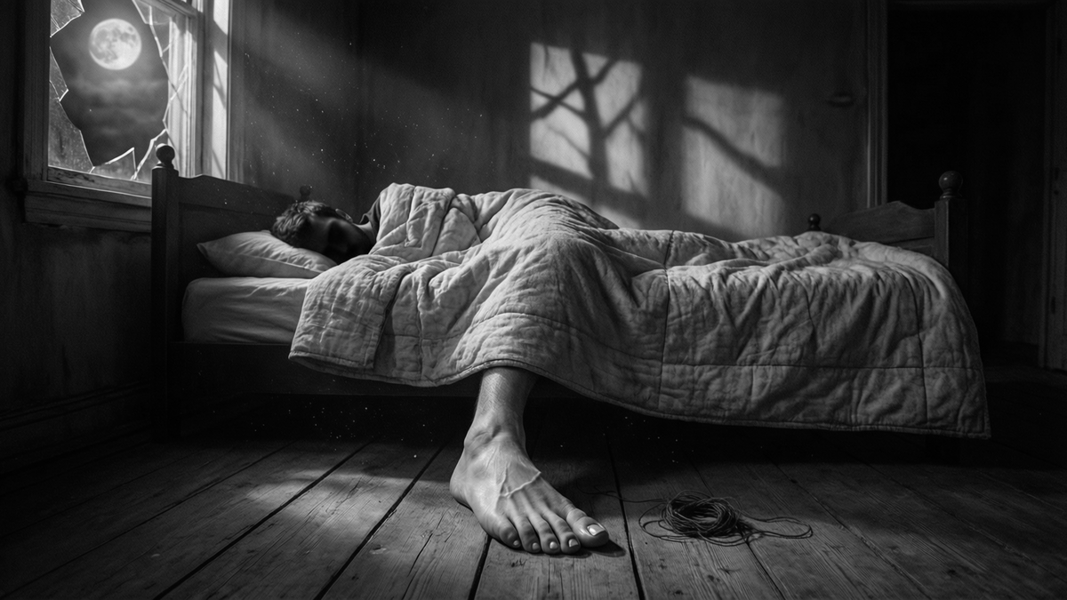 Не высовывай ногу из-под одеяла ночью. Никогда