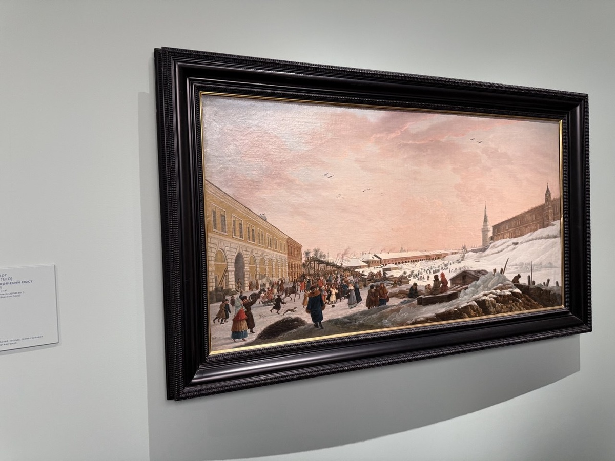 Выставка "Образ Москвы в русском искусстве", зал "Старая Москва". Фото автора статьи