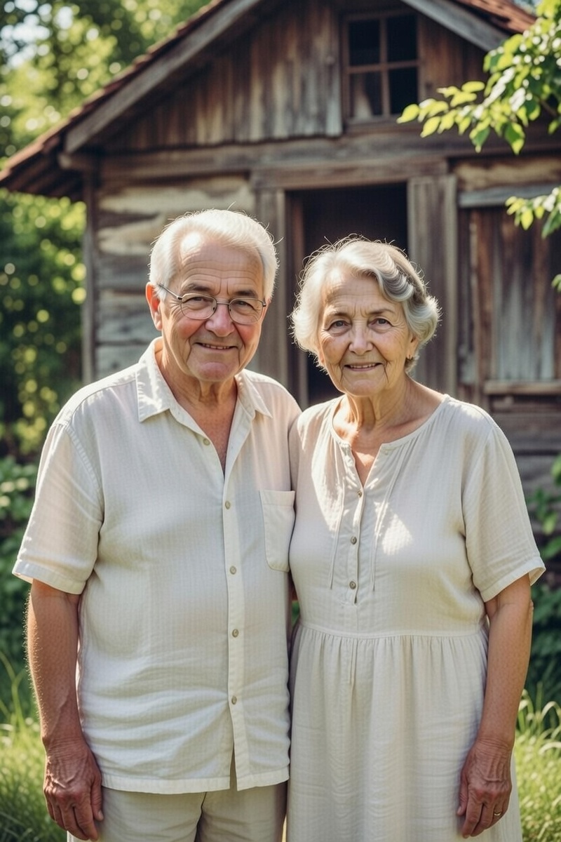 Бабушка Валя и дедушка Миша