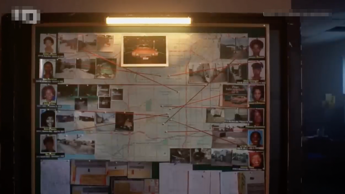 Доска в полиции под названием investigation board, она же "Доска расследования"