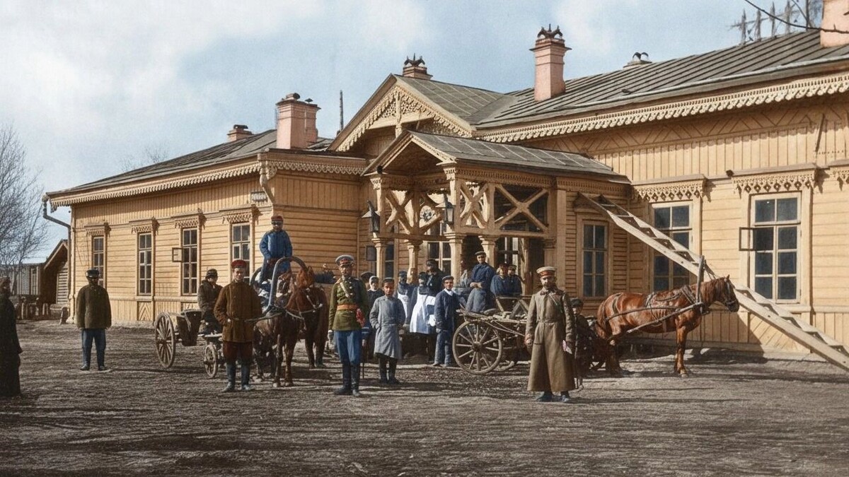    Станция Обь в Новониколаевске, 1900-й год   commons.wikimedia.org