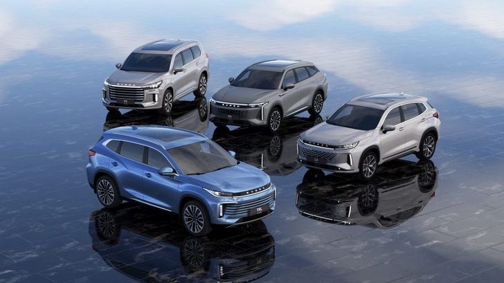    График сравнения продаж BMW и китайских автомобилей на российском рынке в 2025 году