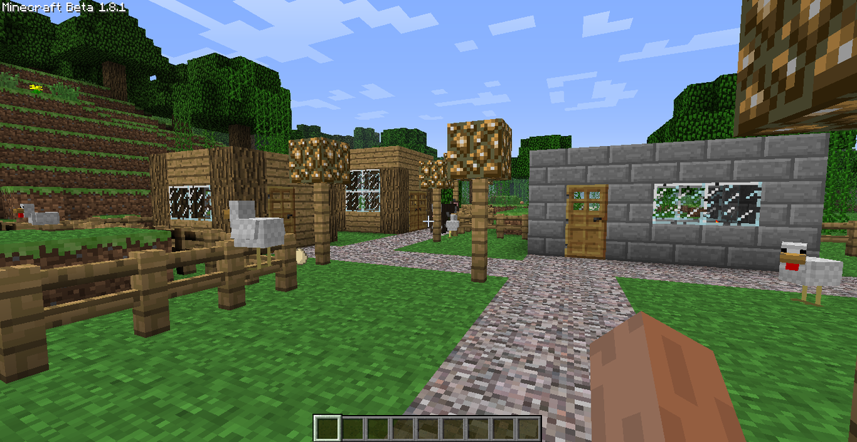 граница деревяного и старого района