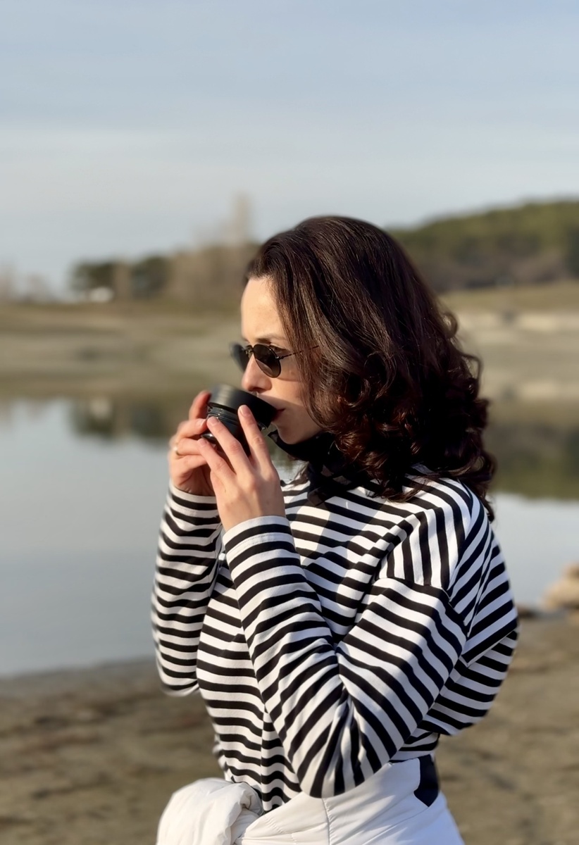 Любоваться видами с горячим чаем вдвойне приятно! 