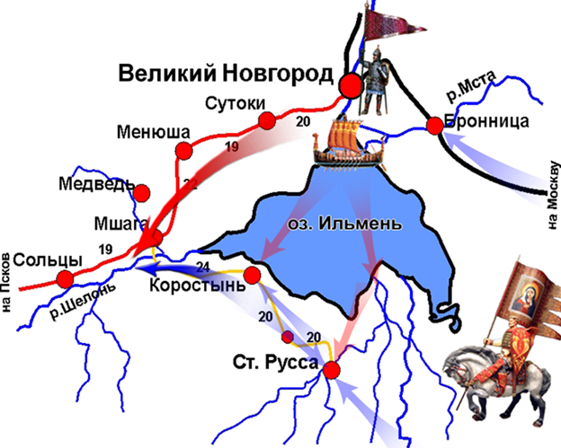 Битва на реке Шелонь Фото из открытого доступа