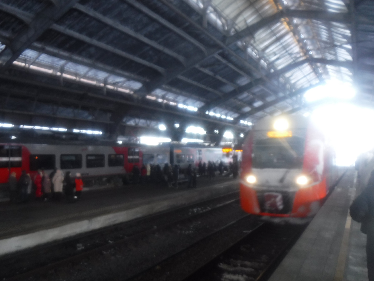 Огромный навес Центрального вокзала Кёнигсберга. Сейчас это Южный вокзал Калининграда 