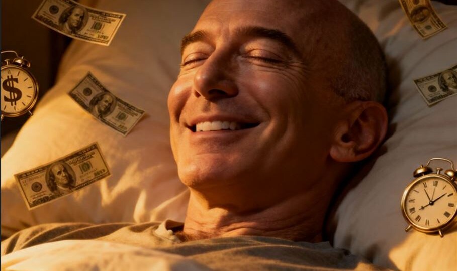 Безос спит 8 часов, а вы — 5. Вот почему он богаче на $200 млрд