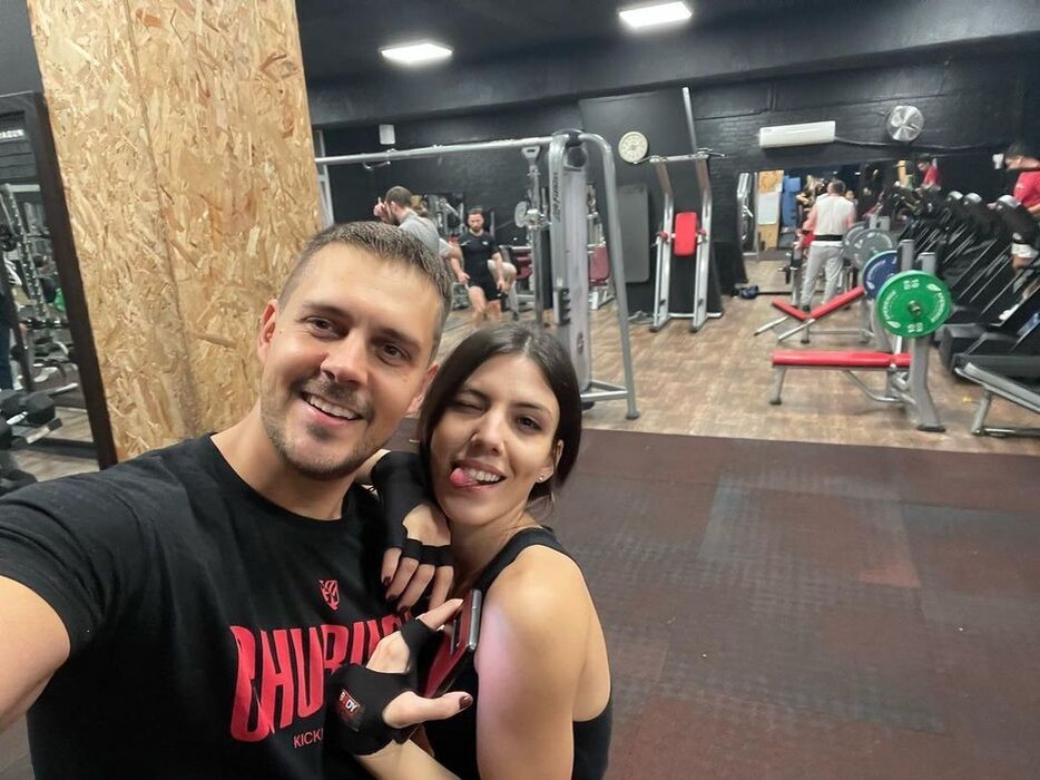 Милош Бикович и Ивана Малич.