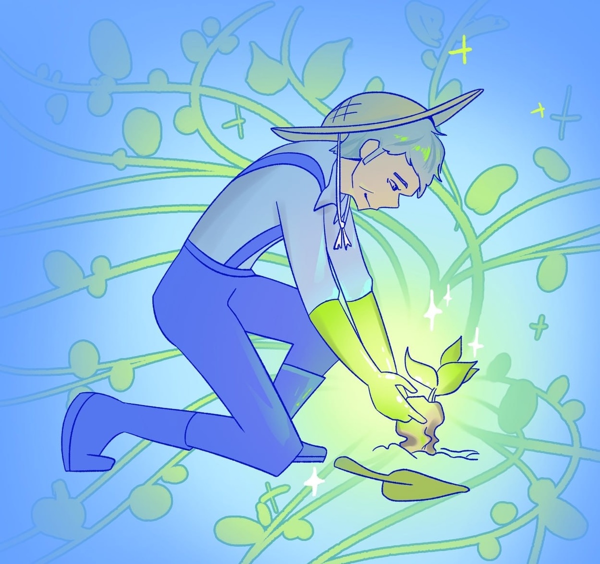 Рисунок сына. 