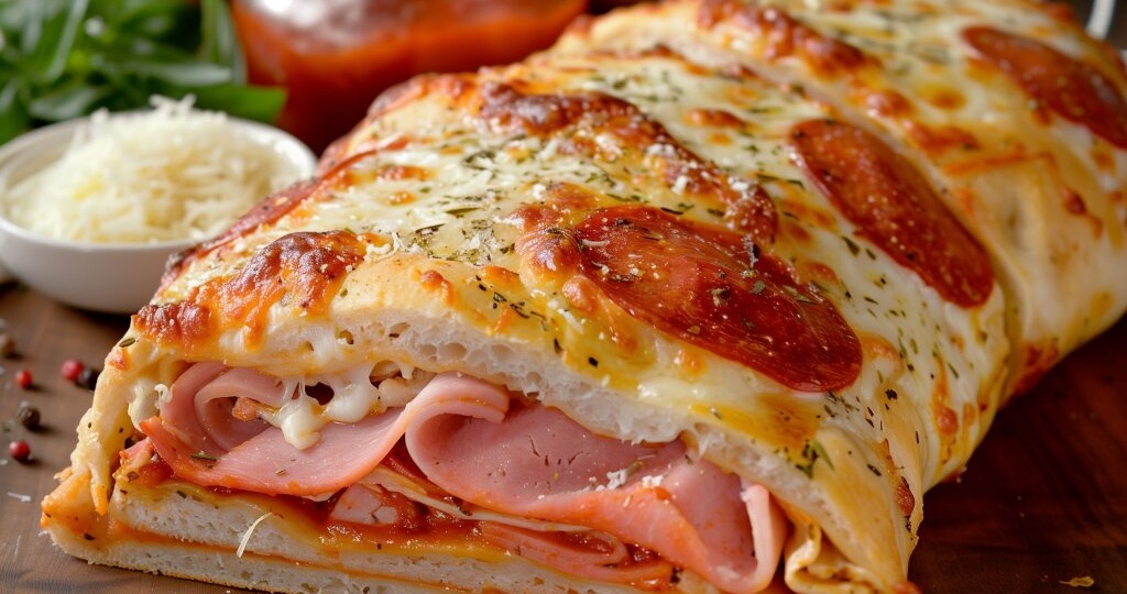 Пицца-рулет для любого повода: сытные, острые, сладкие и идеальные для фуршета