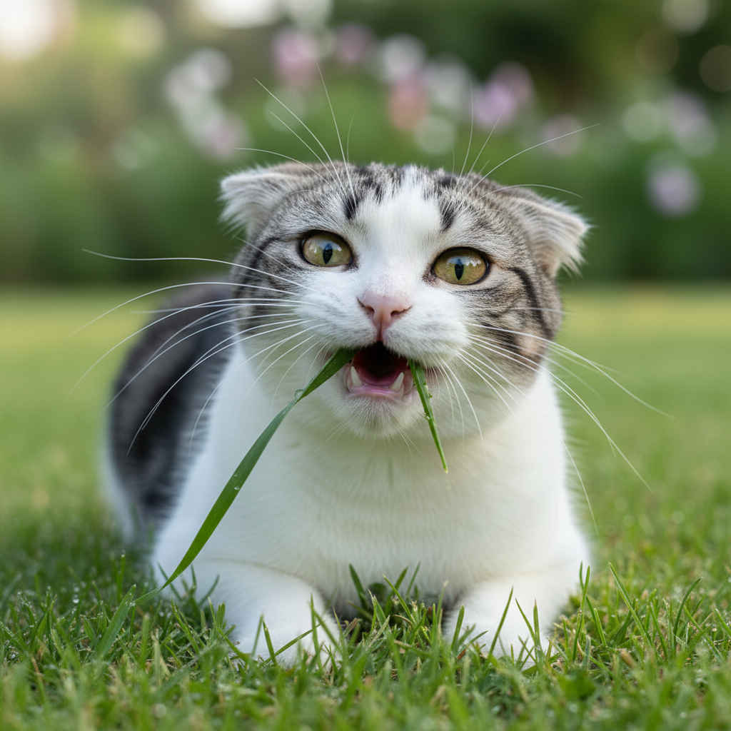 Гастрономический детектив: зачем хищнику нужен газон на обед и как это спасает его желудок