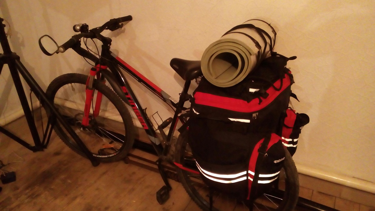 Велосипед под завязку!