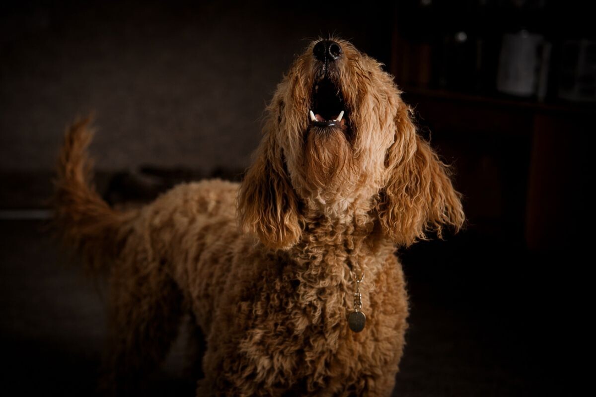 Пёс не спит ночью 