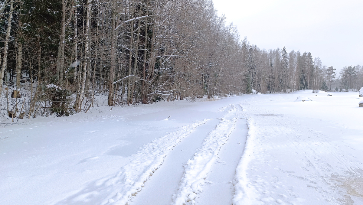 На озере сегодня -15.