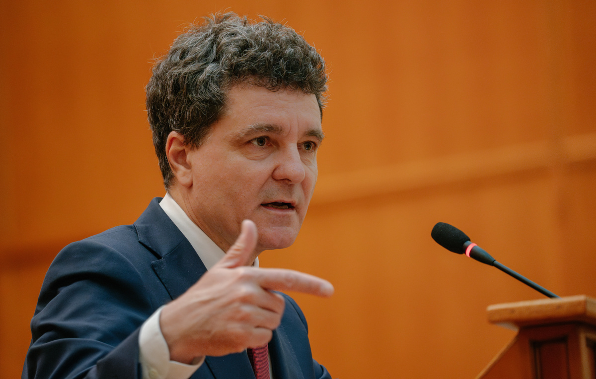    Президент Румынии Никушор Дан  Andrei Pungovschi/Getty Images