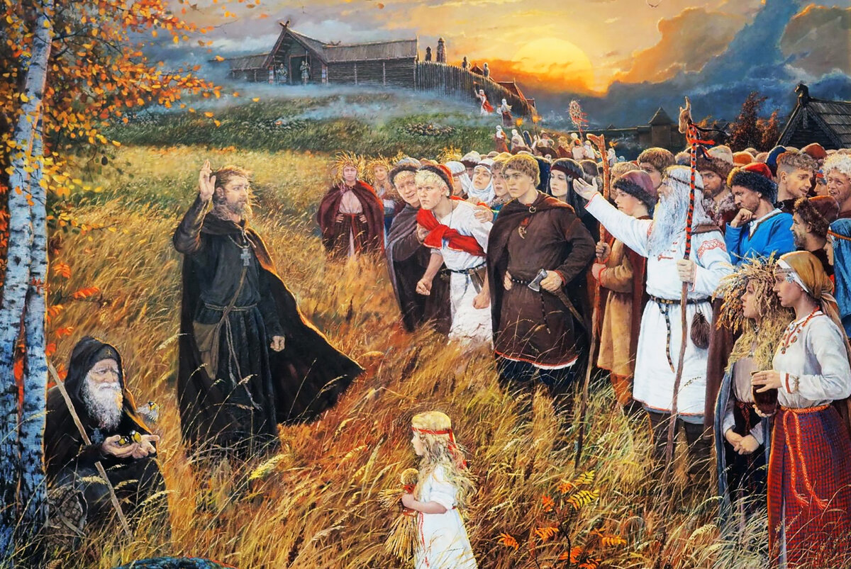 Проповедь. Художник Киреев В.Н.