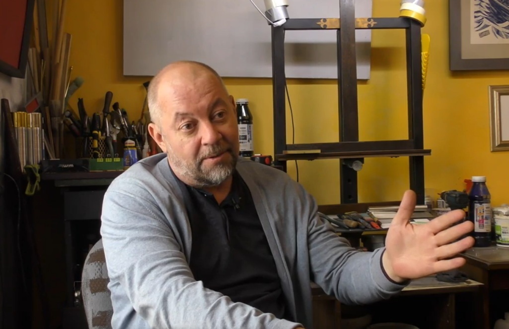 Художник Николай Коротков, г. Барнаул. В прошлом - гитарист группы ВОСВОЯСИ