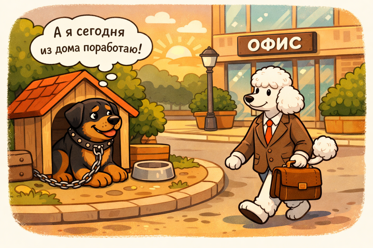 Офис или удаленка? Каждый выбирает сам.