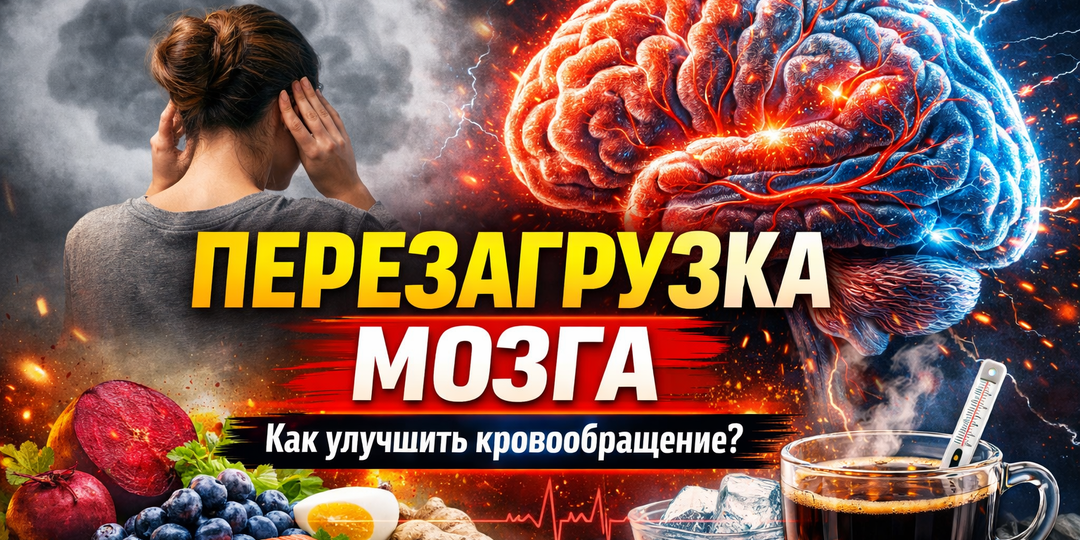 Мозг на голодном пайке: что на самом деле улучшает мозговое кровообращение