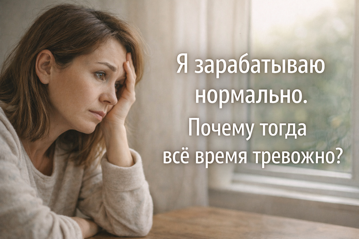 Тревога-это не про доход