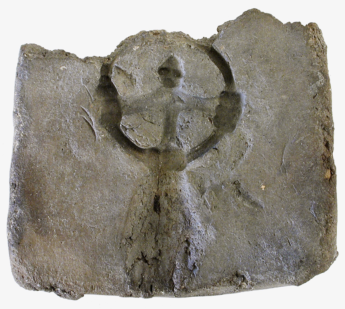 ... и форма, в которой он был отлит