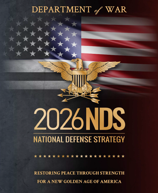 Обложка Стратегии национальной обороны США-2026 (2026 National Defense Strategy NDS)