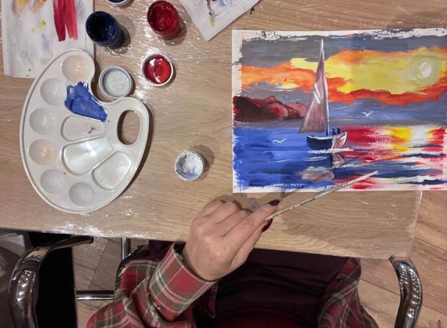 Арт-терапия. Фото автора канала