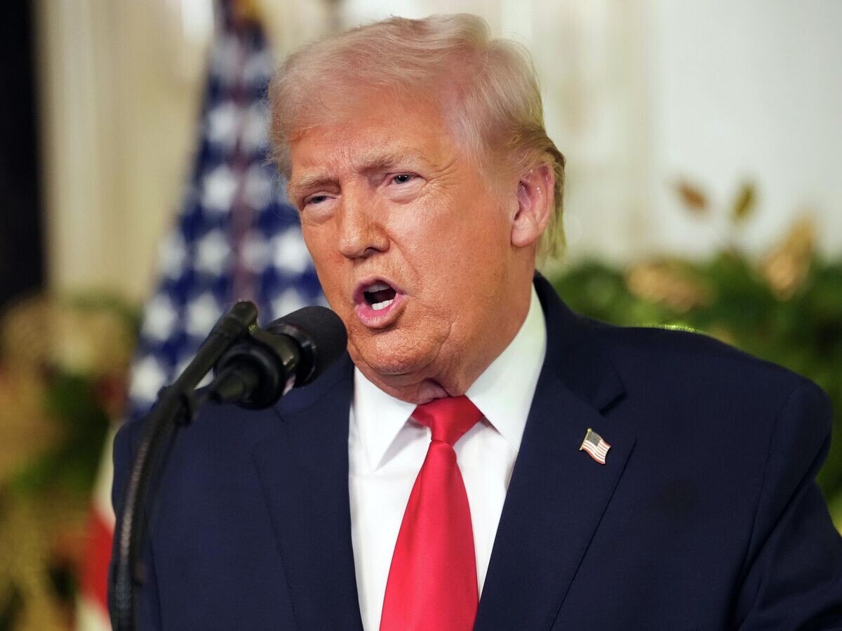    Выступление Дональда Трампа перед американскими гражданами 17 декабря в Вашингтоне | © AP Photo / Doug Mills