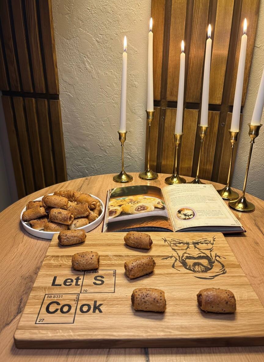 Один из последних читмиллов. Говяжьи мини-сосиски в тесте по рецепту из "The Hearthstone: Innkeeper's Tavern Cookbook"